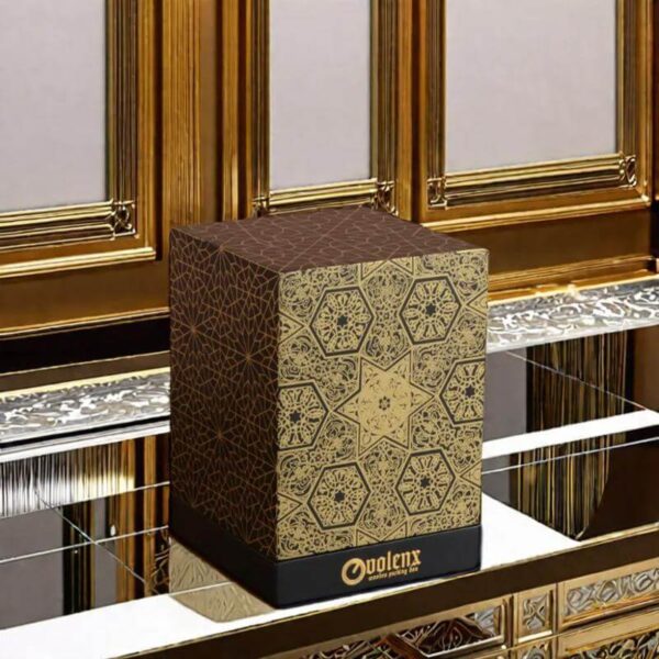 wholesale custom design creative luxury mdf lacquer packaging gift box empty perfume 100ml bottle arab wooden perfume box 2