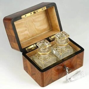 luxury wooden perfume box perfume packaging wood gift box for 2 bottles 1