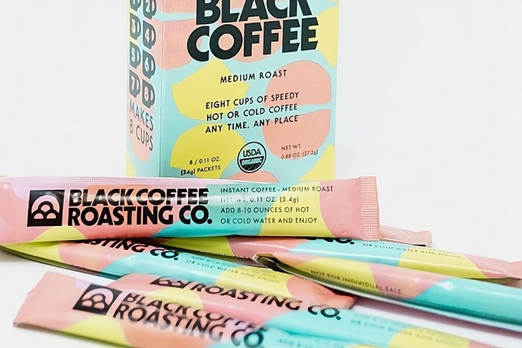 coffee sachets and stick packs