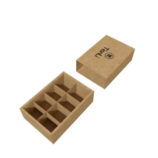 kraft box with divider insert 2