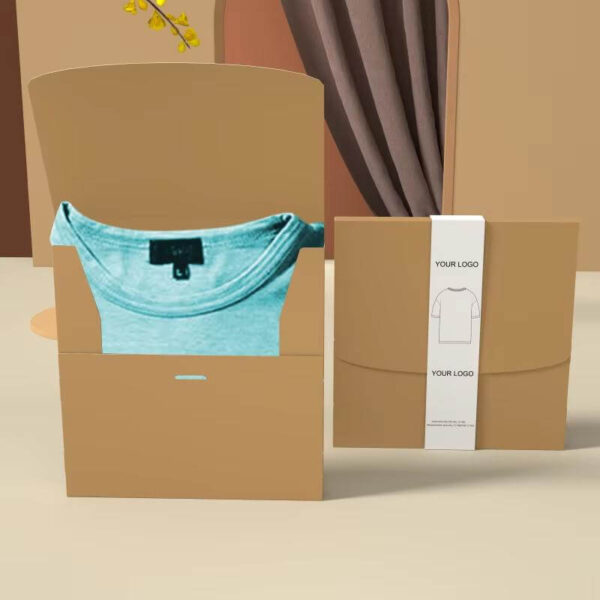 kraftpapierbox für t shirt 1