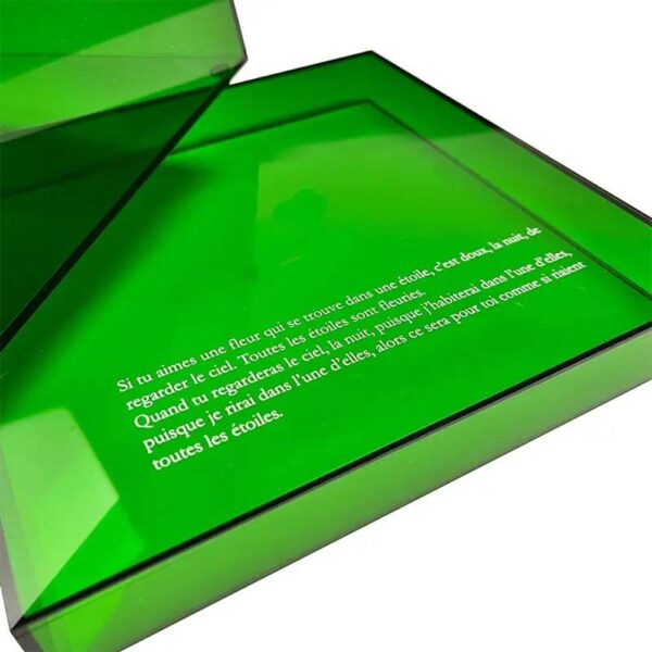 custom printing premium large square storage boxes clear acrylic gift cube box with lids 3