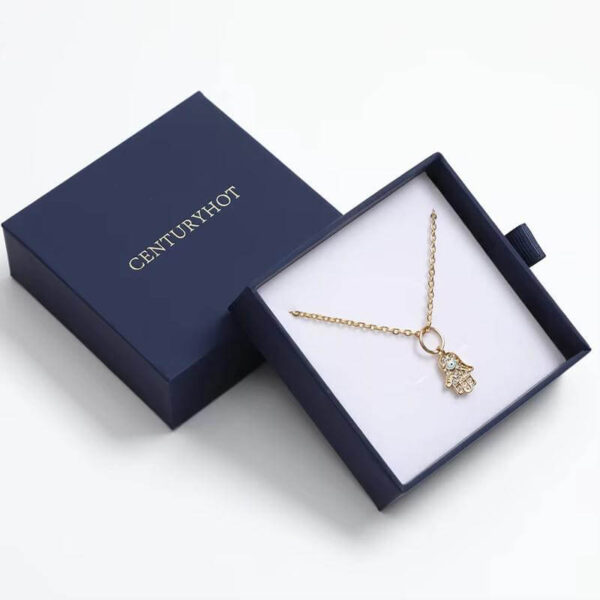 6 beschrijving aangepaste kleur geschenkdoos oorbellen ketting lade box luxe sieraden pull out box