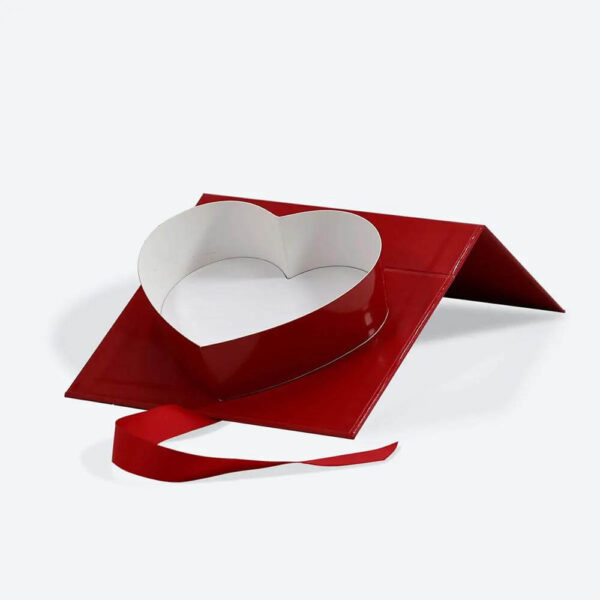 bulk red color valentine's day popular single heart shaped flower gift boxes for chocolates 2