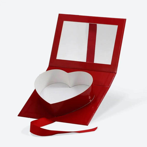 bulk red color valentine's day popular single heart shaped flower gift boxes for chocolates 4