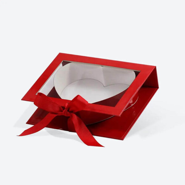 bulk red color valentine's day popular single heart shaped flower gift boxes for chocolates 5