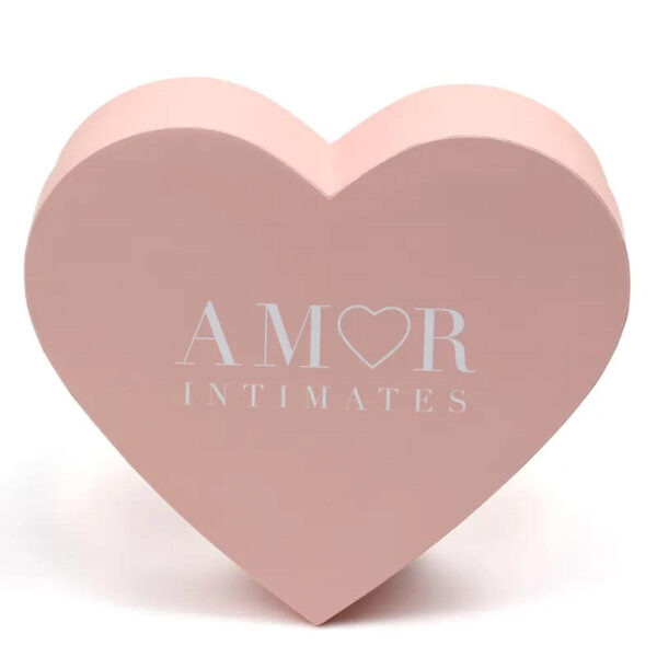 custom logo printing pink fashion heart shape valentines day luxury gift paper box 4