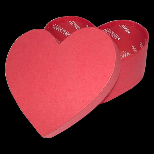 factory custom printing various colors heart shape chocolate gift box flower box for valentines day 2