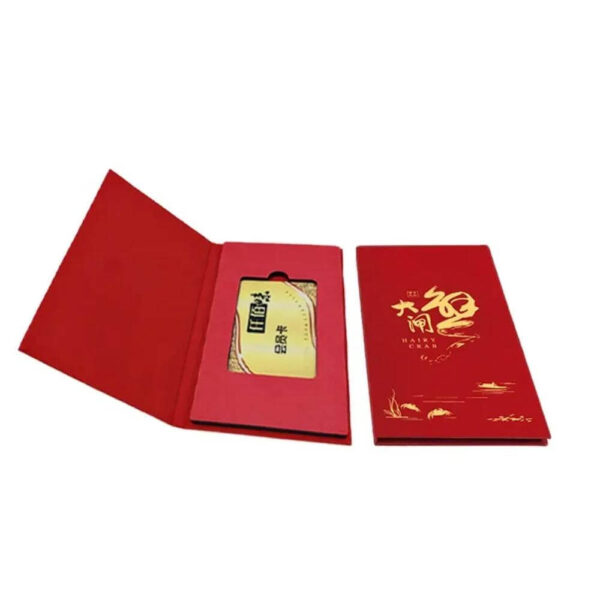 fast custom stock luxurious card board business gift card packaging box visa credit card storage box 4