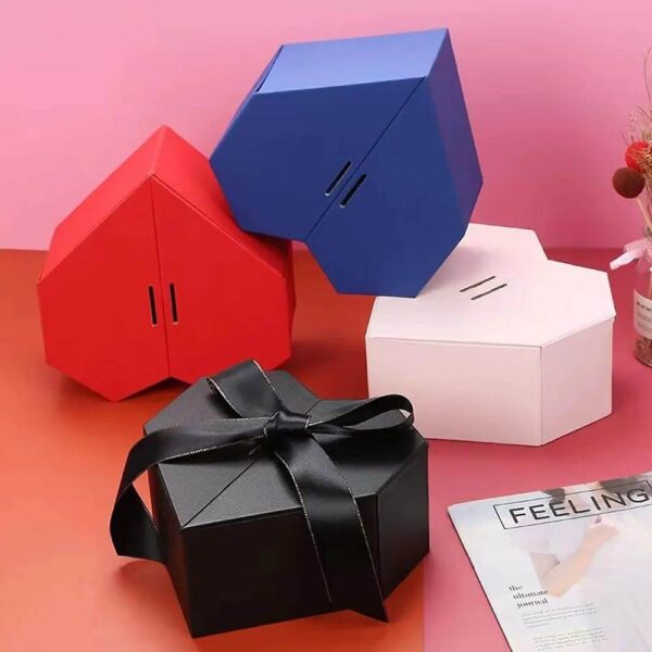 unique heart shape paperboard boxes for gift packaging wholesale, high quality cheap boxes for valentines day 1