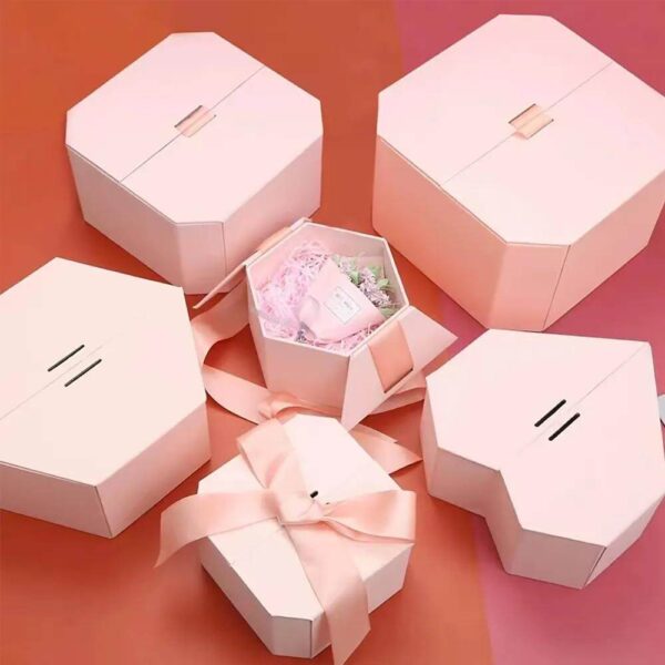 unique heart shape paperboard boxes for gift packaging wholesale, high quality cheap boxes for valentines day 4