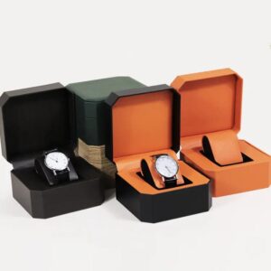 custom logo pu leather luxury watches gift storage packaging box watch packaging case watch box 1