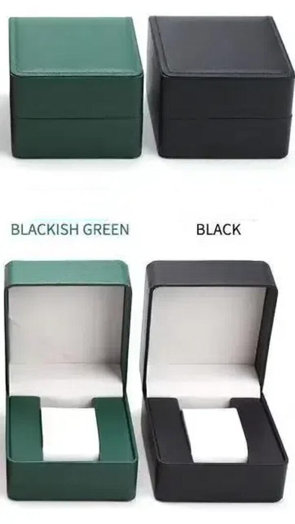 handmade simple leather watch box versatile beautiful gift box to match watch storage mdf case 4