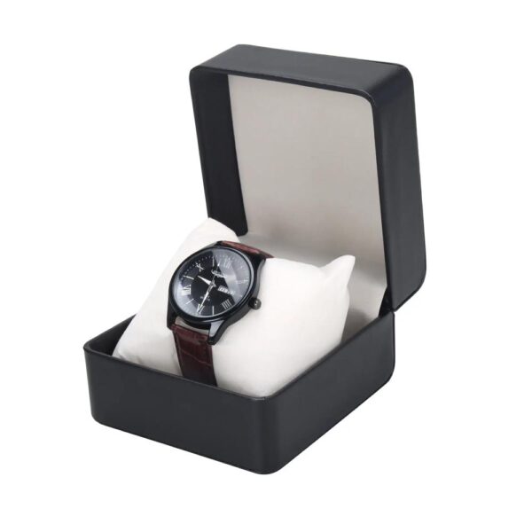 hoogwaardige nieuwe voorraad pu aangepaste logo horloge gevallen pu lederen horloge opslag geschenk verpakking dozen 2