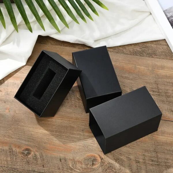 high end black watch box bracelet lipstick jewelry jewelry box can be printed logo watch packaging box batch 2