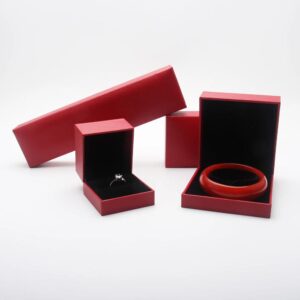 hochwertiges Schmuckkästchen Verpackung benutzerdefinierte Schmuck Verpackung Boxen mit Logo Geschenk-Box für Ring Ohr Anhänger Armband Halskette 1