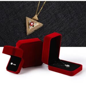 hot sale wholesale luxury velvet jewelry box packaging ring pendant jewelry box bracelet bangle box 1