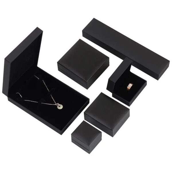 luxury custom magnetic leather earrings ring bracelet box jewellery packaging boxes custom logo for necklace bracelet box 4