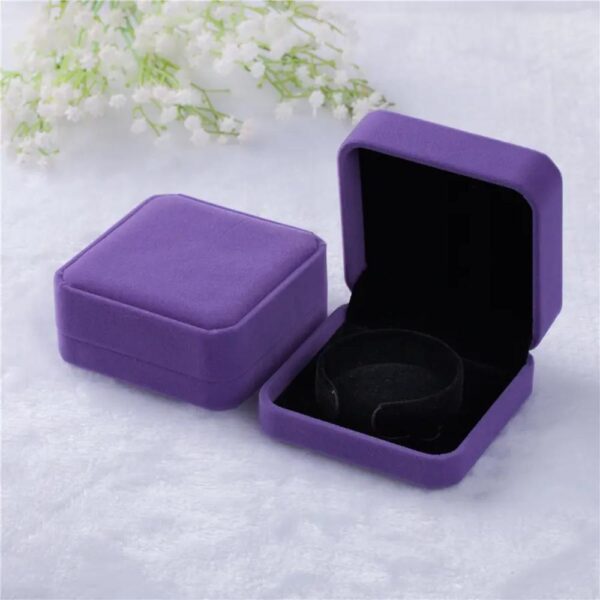 luxury flannelette bracelet gift jewelry packaging storage box 5