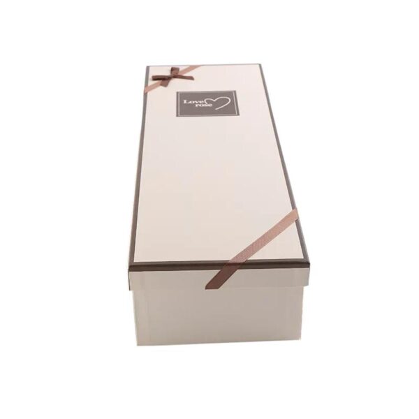 coperchio e base di lusso in cartone formato lungo caja para rosas confezione regalo scatola di fiori per mazzi di fiori festa della mamma san valentino 3