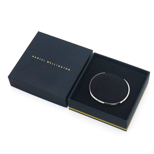 negro mate logotipo personalizado pulsera caja de regalo pulsera caja de embalaje 5