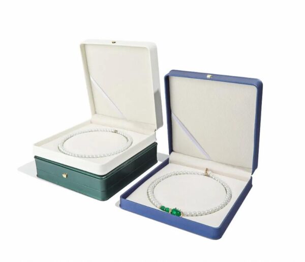 tragbare Luxus-Halskette Schmuck-Box-Set Luxus pu Leder wasserdicht Halskette Verpackung Schmuck-Box 3