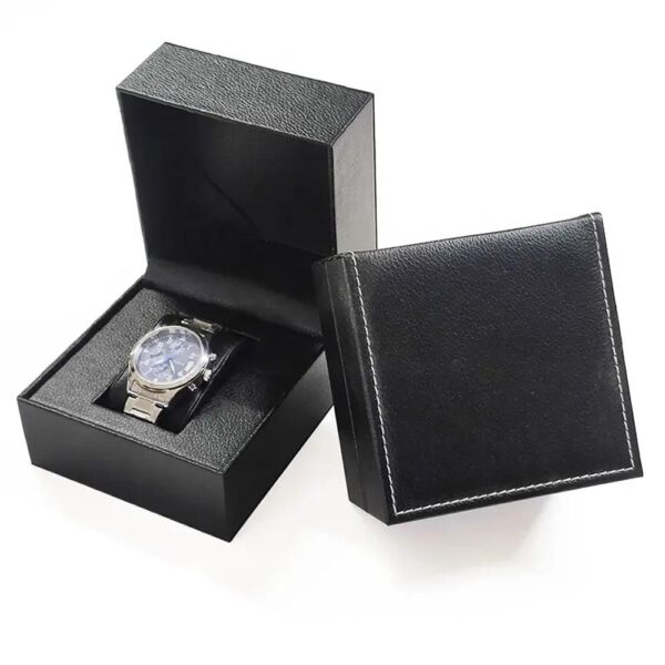 single watch box leather custom premium oem logo display box for mechanical watch 4