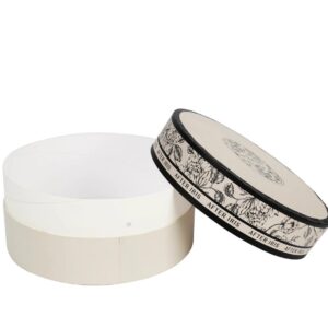 wholesale custom decorative round flower gift box cardboard cap hat packaging box for caps 1