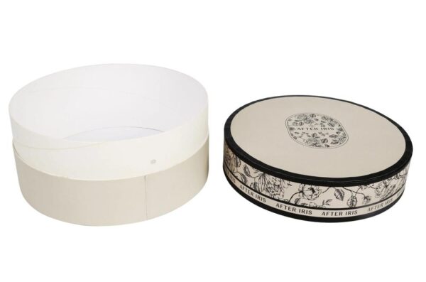 wholesale custom decorative round flower gift box cardboard cap hat packaging box for caps 5