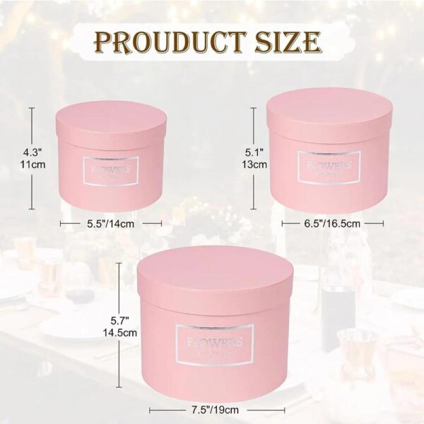 wholesale custom new style cardboard cylinder packaging rose flower paper round gift box with lid 4