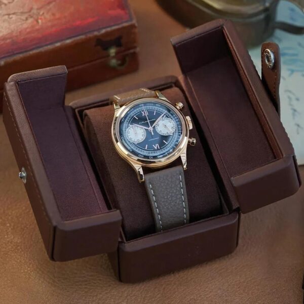 luxury gift box mechanical watches storage men wrist brown box watch packaging set double open leather watch box 2