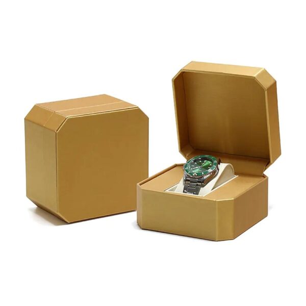 new design in stock watch box package various color man's watch customized logo packaging boxes 2