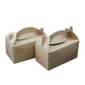 48 pack treat gable boxes party favor boxes paper white gift boxes for birthday party shower 6 x 3.5 x 3.5 inches 1