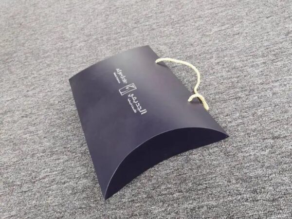 custom paper pillow shape box gift packaging for hair bundles 2