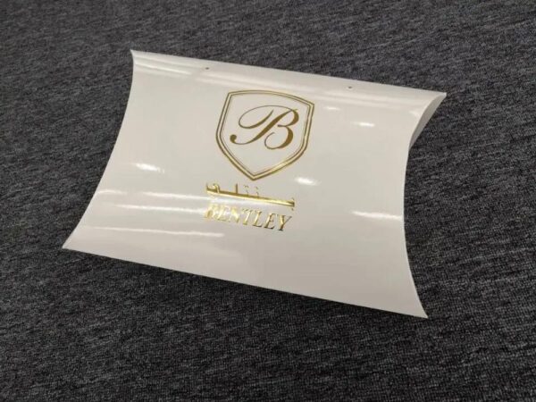 custom paper pillow shape box gift packaging for hair bundles 3