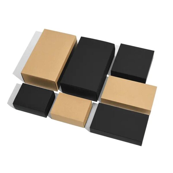 eco friendly custom kraft paper mini drawer box cardboard rigid folding matchbox boxes small gift packaging box 3