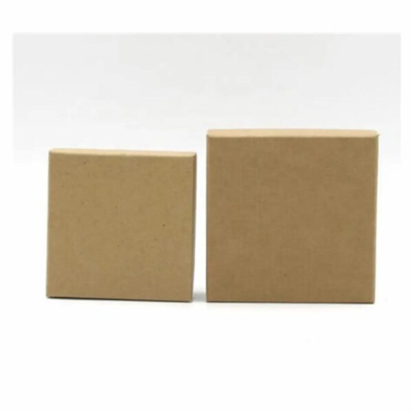 eco friendly many sizes jewelry gift packaging paper box kraft cardboard bracelet pendant earrings boxes cheap earring box 3