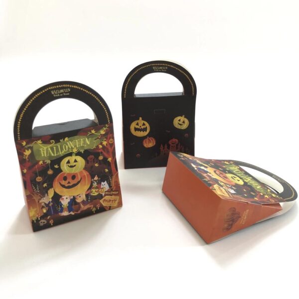 gevel dozen kleine snoep container papier partij gunst dozen voor halloween feest deco halloween gunst snoep dozen 2