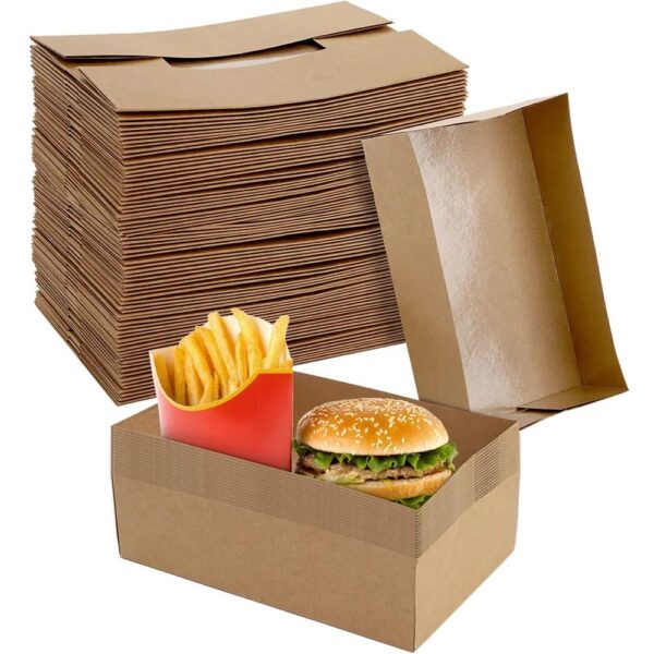 grab and go new custom paper carton with venting keeps fried chicken crispy gable box with handles features venting holes window 5