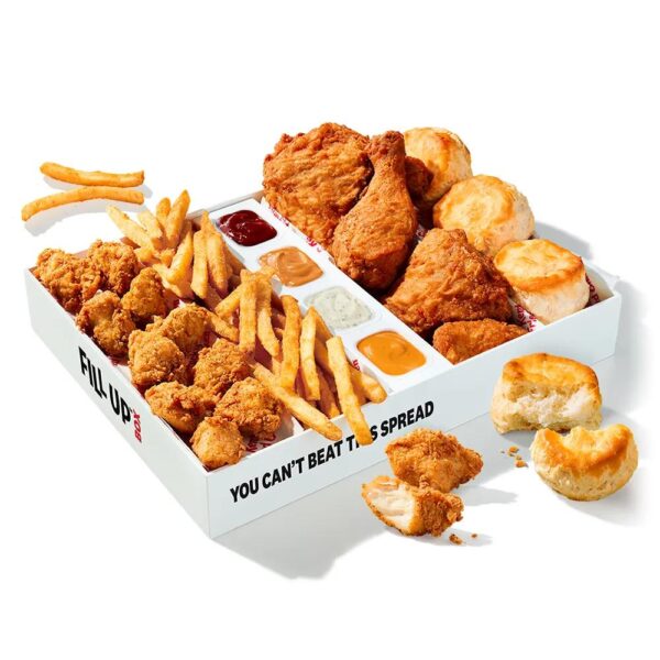 grab and go new custom paper carton with venting keeps fried chicken crispy gable box with handles features venting holes window 6