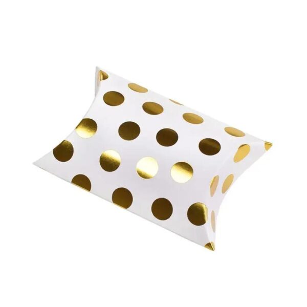 mini bronzing small pillow gift box packaging chinese new year gift box folding paper gift packaging box 4