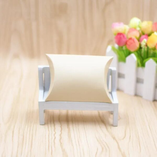 new custom shape color printing art paper pillow gift box design 2