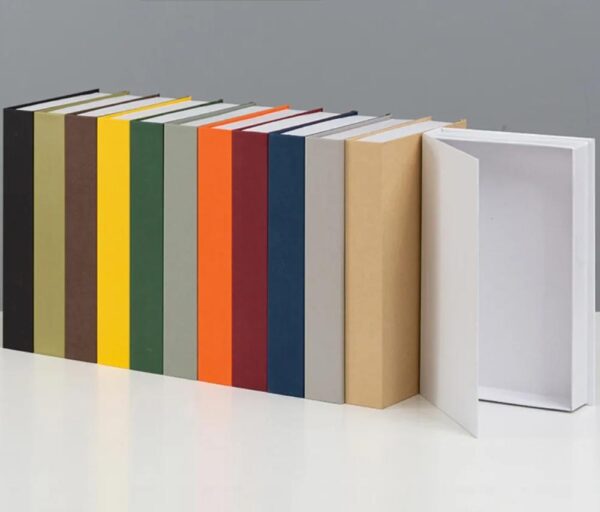 effen kleur eenvoudige moderne decoratieve boeken box opslag voor thuis decor nep boek luxe decoratie 1