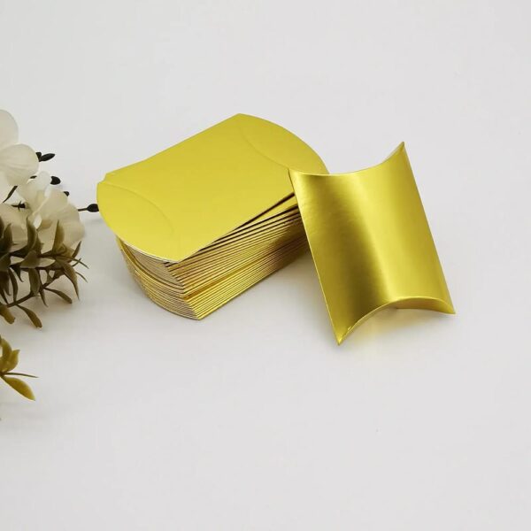 wholesale custom logo paper box low moq pillow shaped box craft paper pillow box 4