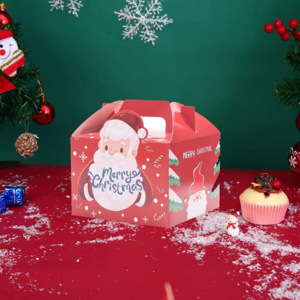 wholesale food grade cardboard custom party cupcake box christmas cookies packaging boxes with paper inners 6