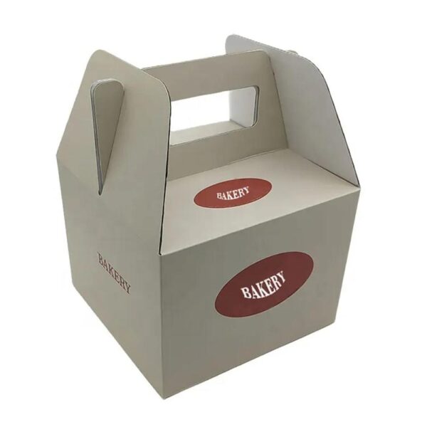 wholesale corrugated gable baking packaging cake box cookie package custom bakery boxes with logo 1