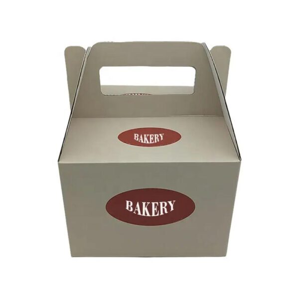 wholesale corrugated gable baking packaging cake box cookie package custom bakery boxes with logo 2