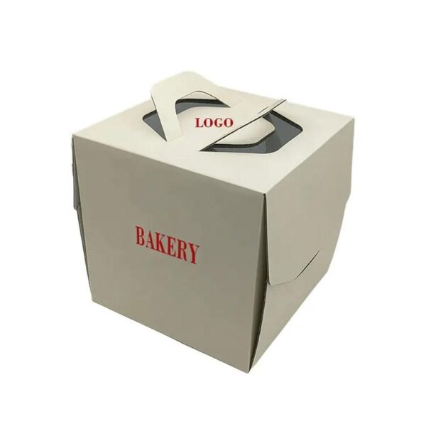 wholesale corrugated gable baking packaging cake box cookie package custom bakery boxes with logo 5