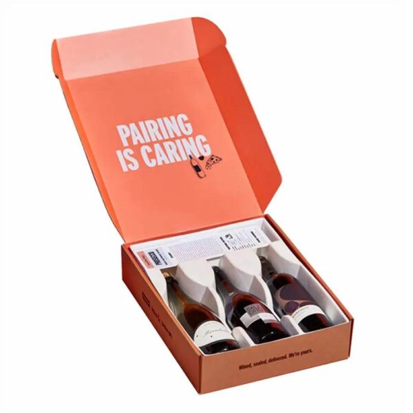 personalizado de lujo vino tinto plegable vino caja de regalo 3 6 12 seis pack de cerveza caja de vino botella de embalaje de envío caja 3