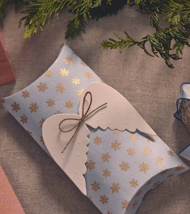 Logbuch Verlag – 25 Scatole Regalo A Cuscino In Finto Legno – Ideali Per Bomboniere, Ospiti E Piccoli Regali – 14,5x10,5 Cm (h 3 Cm) – Confezione Regalo Fai Da Te